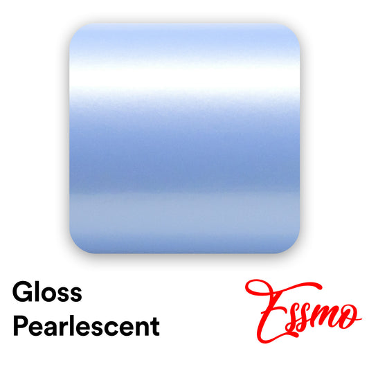 Gloss Pearlescent Baby Blue Vinyl Wrap