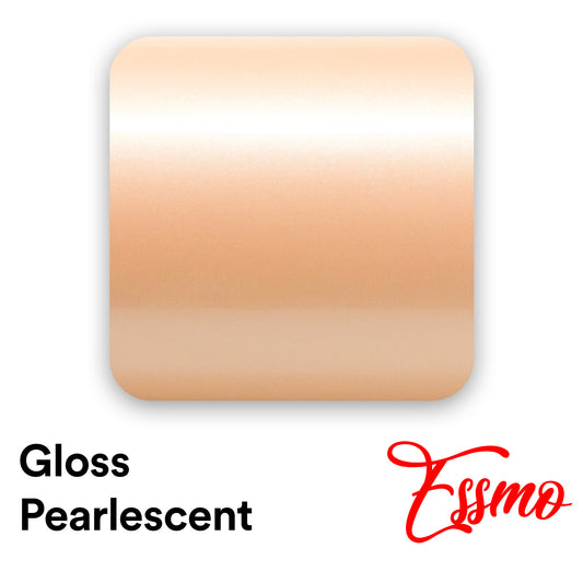 Gloss Pearlescent Peach Orange Vinyl Wrap