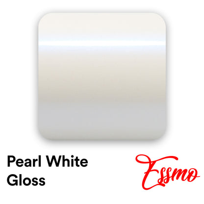 Gloss Pearl White to Blue Vinyl Wrap