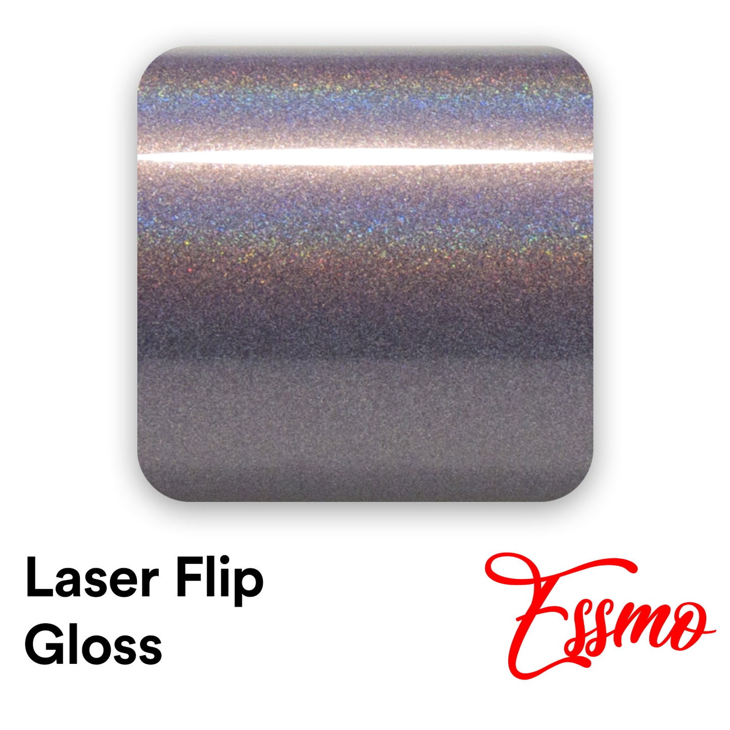 Laser Flip Gloss Gunmetal Gray Vinyl Wrap