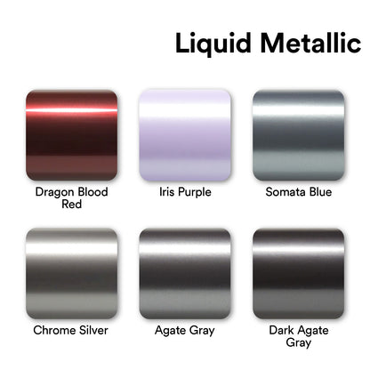 Liquid Metallic Dark Agate Gray Vinyl Wrap
