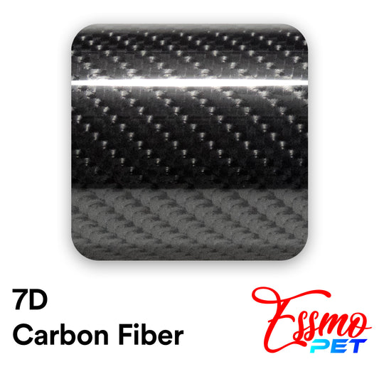 PET 7D Carbon Fiber Black Vinyl Wrap