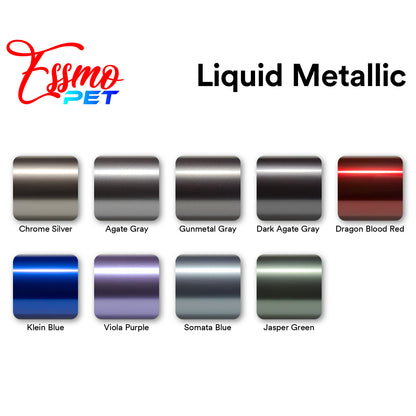 PET Liquid Metallic Agate Gray Vinyl Wrap