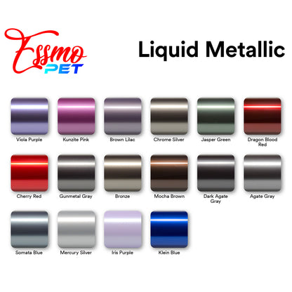 PET Liquid Metallic Dragon Blood Red Vinyl Wrap