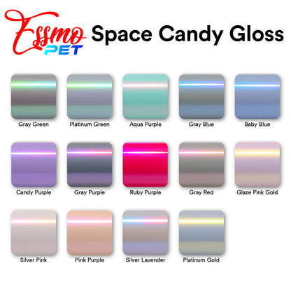 PET Space Candy Gloss Ruby Purple Vinyl Wrap