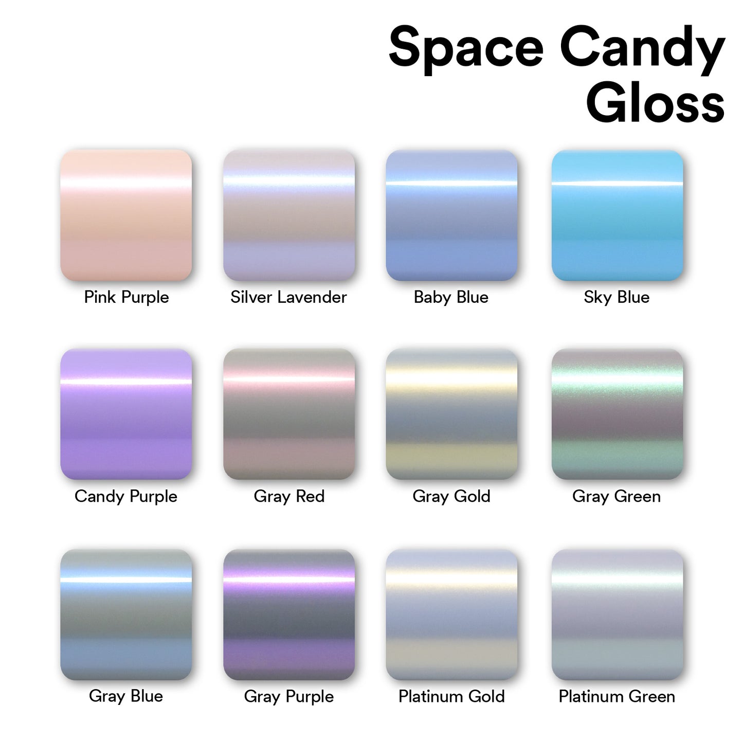 Space Candy Gloss Platinum Gold Vinyl Wrap