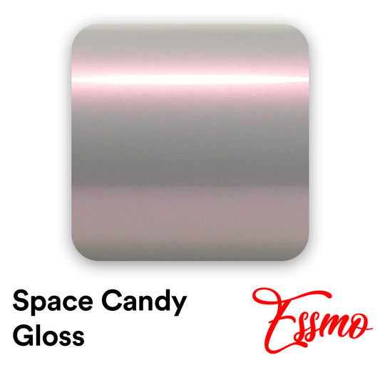 Space Candy Gloss Gray Red Vinyl Wrap