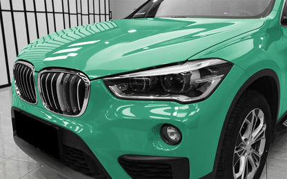 High Gloss Retro Green Vinyl Wrap