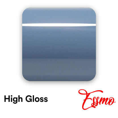 High Gloss Porcelain Blue Vinyl Wrap