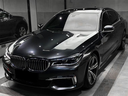 Super Gloss Metallic Charcoal Gray Vinyl Wrap