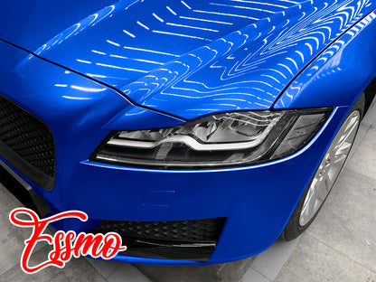 PET Super Gloss Metallic Intense Blue Vinyl Wrap