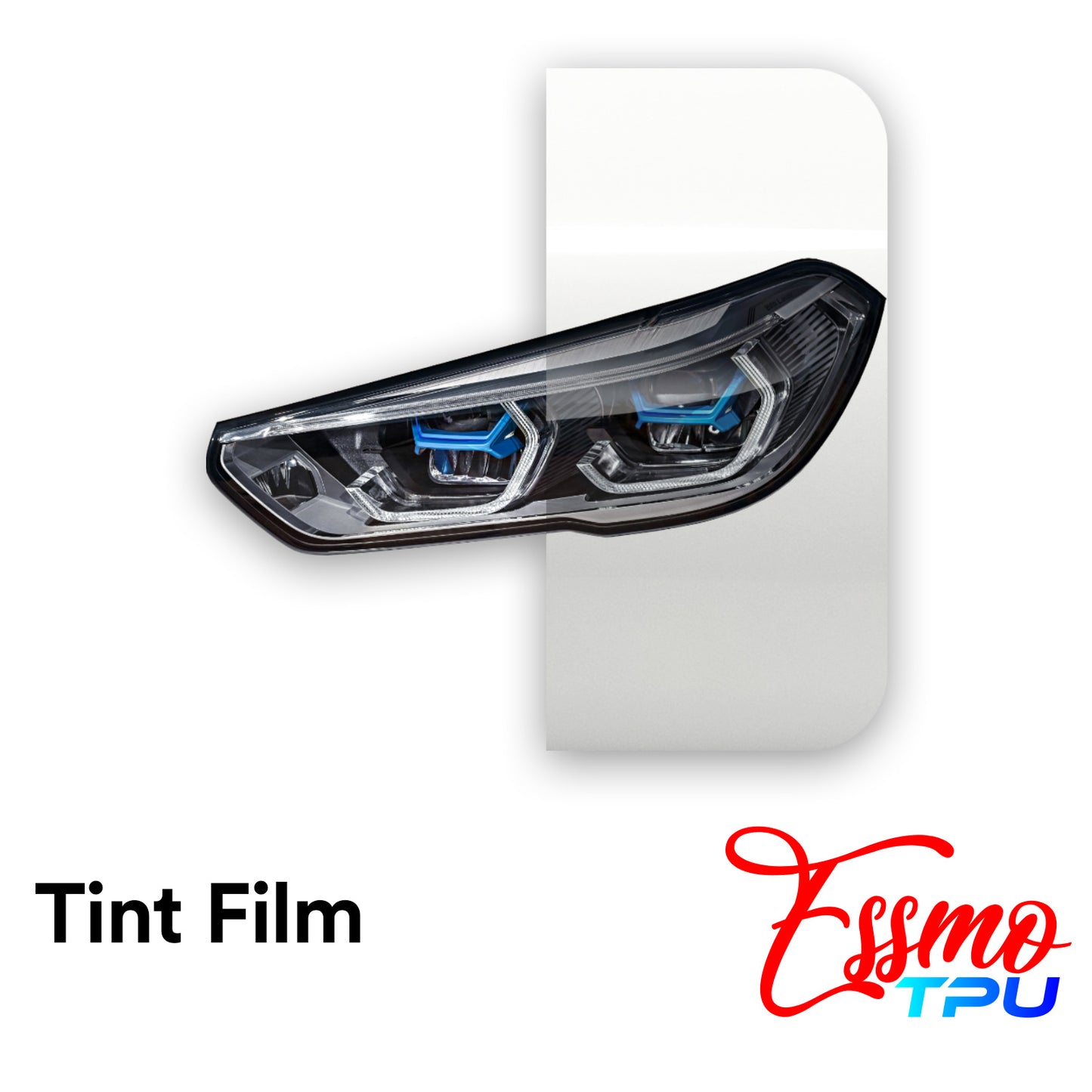 TPU Gloss Headlight Clear PPF Tint Film