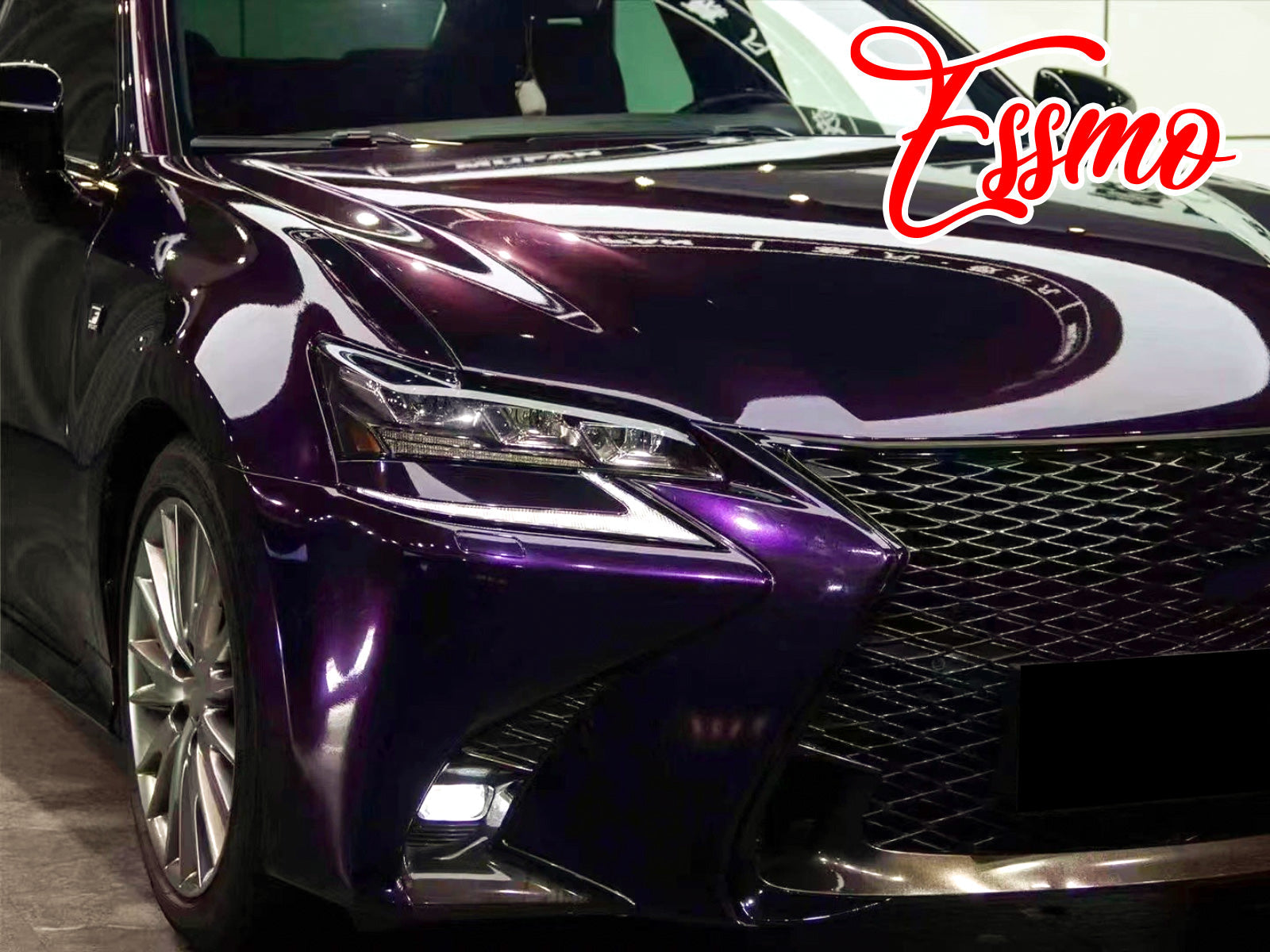 Galaxy Dust Gloss Devil Purple Vinyl Wrap