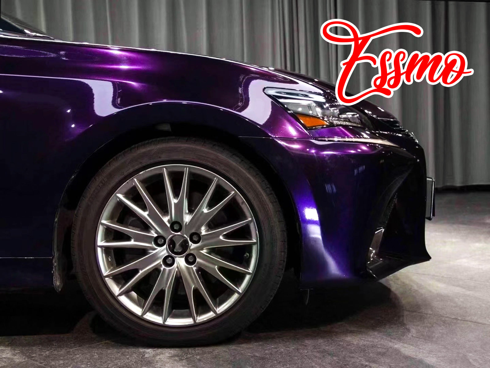 Galaxy Dust Gloss Devil Purple Vinyl Wrap