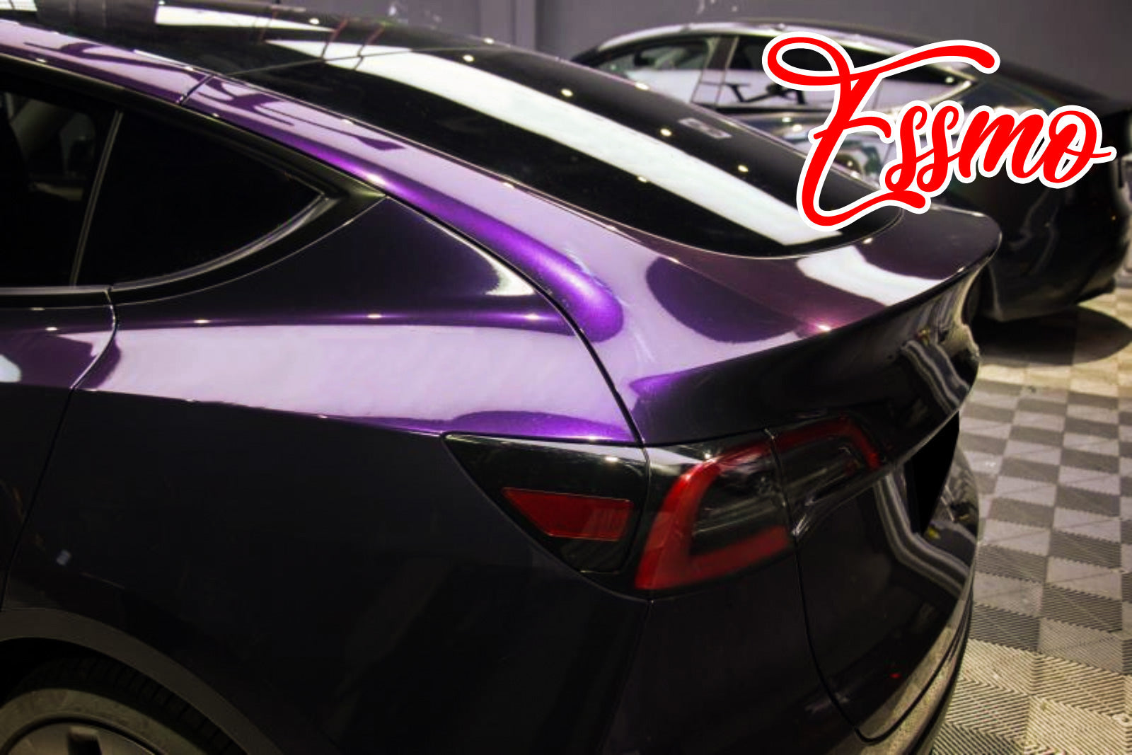 Galaxy Dust Gloss Devil Purple Vinyl Wrap