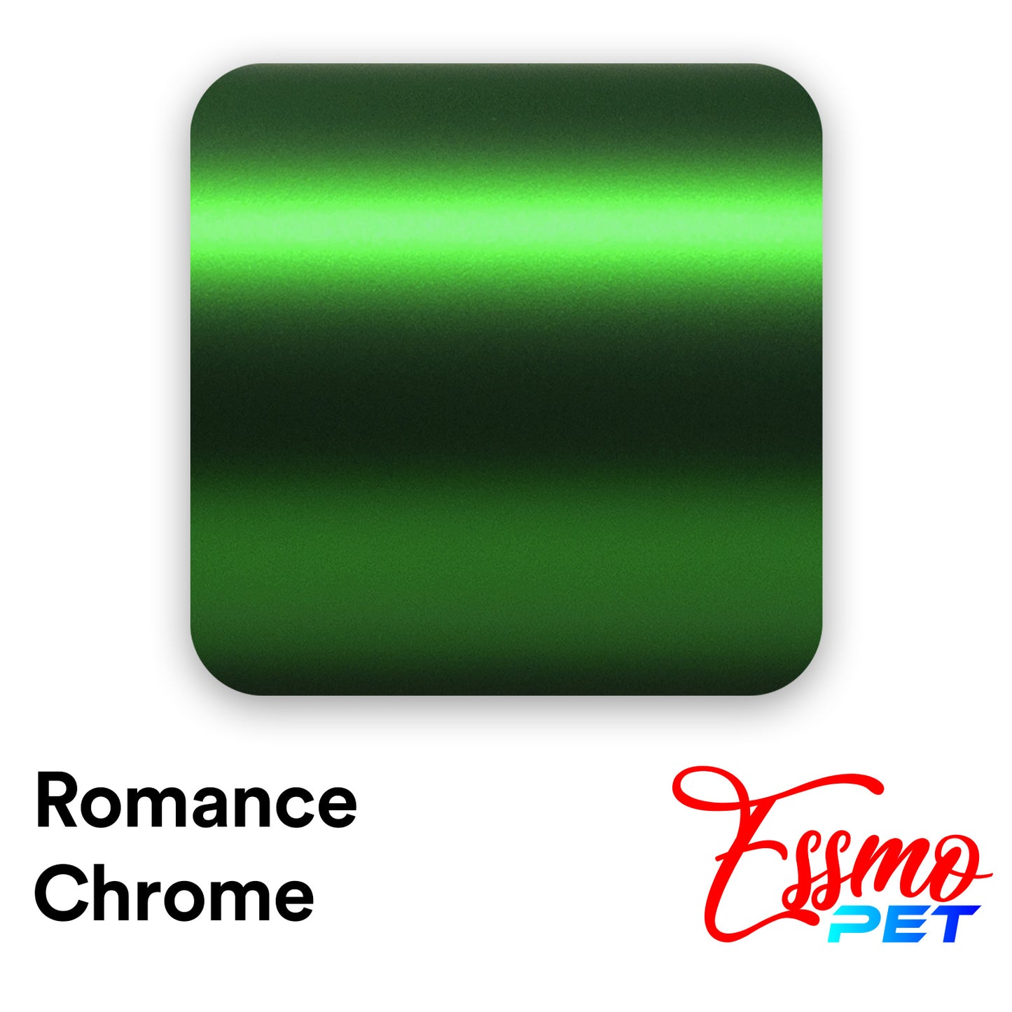 PET Romance Chrome Beast Green Vinyl Wrap