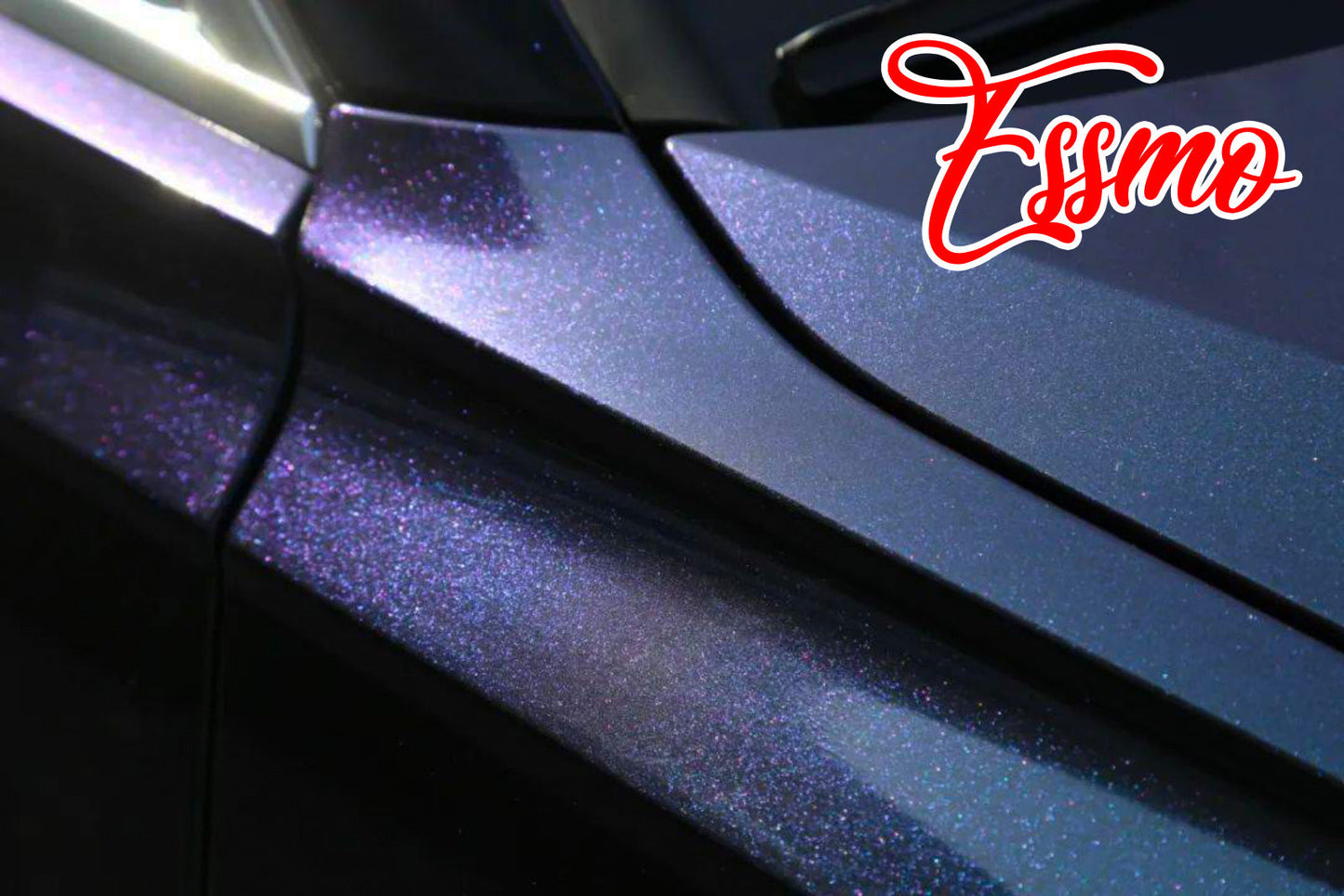 Galaxy Dust Gloss Midnight Blue Vinyl Wrap