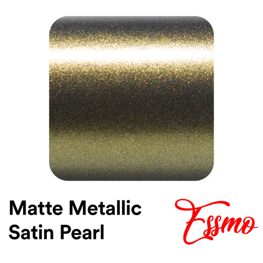 Matte Metallic Satin Pearl Bond Gold Vinyl Wrap