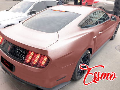 Matte Metallic Satin Pearl Rose Gold Vinyl Wrap