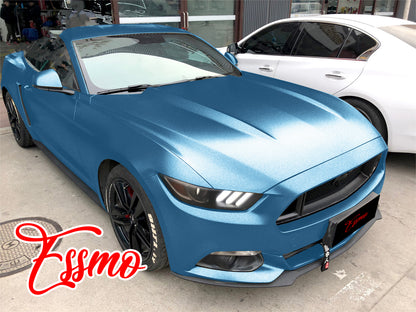 Matte Metallic Satin Pearl Lake Blue Vinyl Wrap