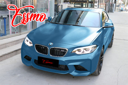 Matte Metallic Satin Pearl Lake Blue Vinyl Wrap