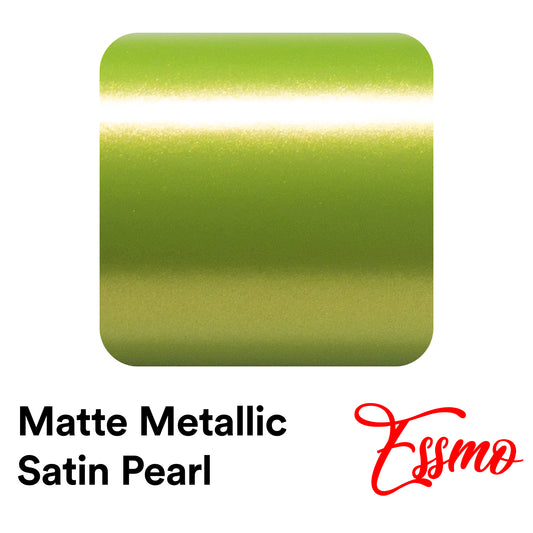 Matte Metallic Satin Pearl Lime Green Vinyl Wrap