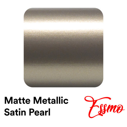 Matte Metallic Satin Pearl Champagne Gold Vinyl Wrap