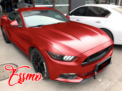 Matte Metallic Satin Pearl Red Vinyl Wrap