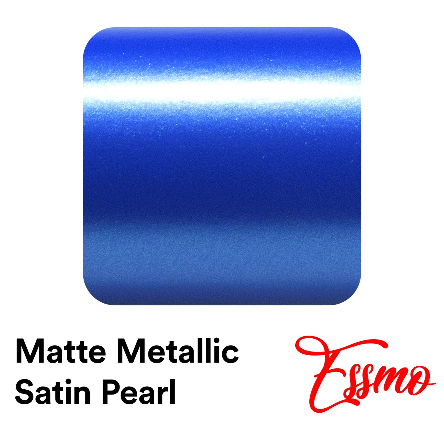 Matte Metallic Satin Pearl Royal Blue Vinyl Wrap – Essmovinyl