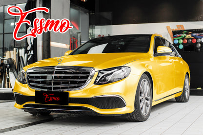 Super Gloss Metallic Cyber Yellow Vinyl Wrap