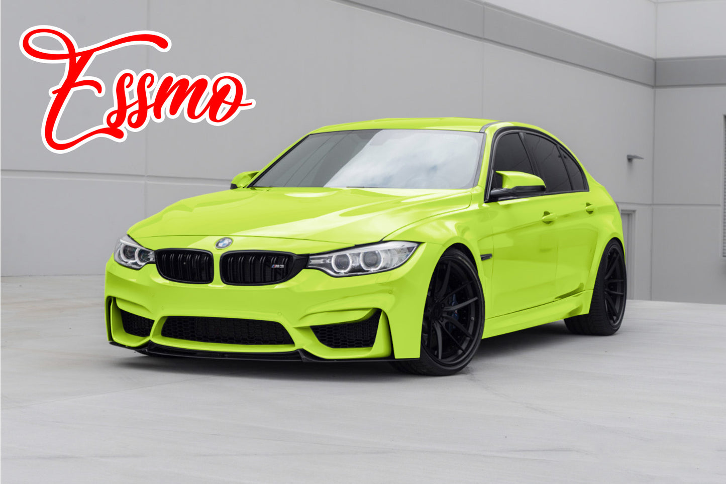 High Gloss Acid Lime Vinyl Wrap