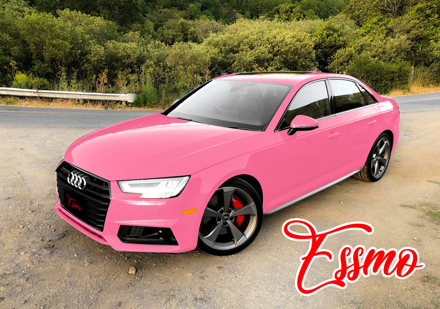 High Gloss Pink Vinyl Wrap