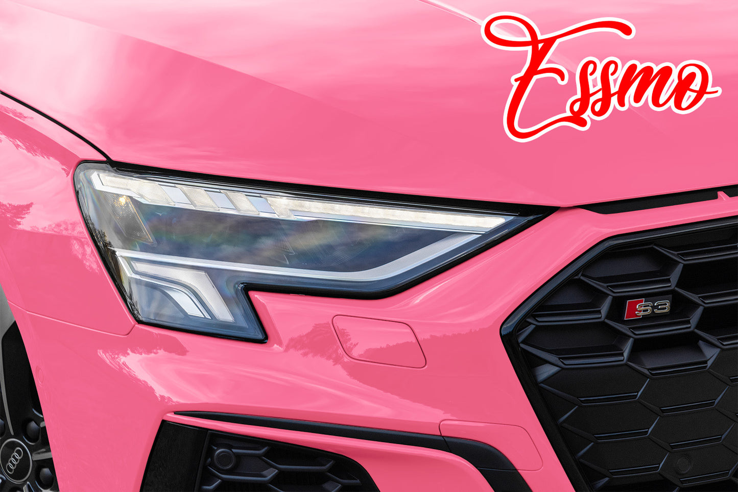 High Gloss Pink Vinyl Wrap