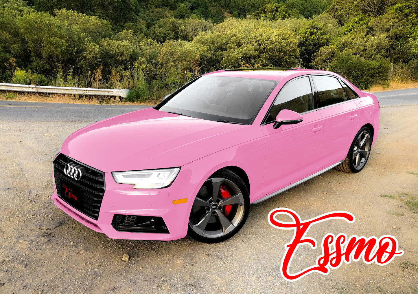 High Gloss Light Pink Vinyl Wrap