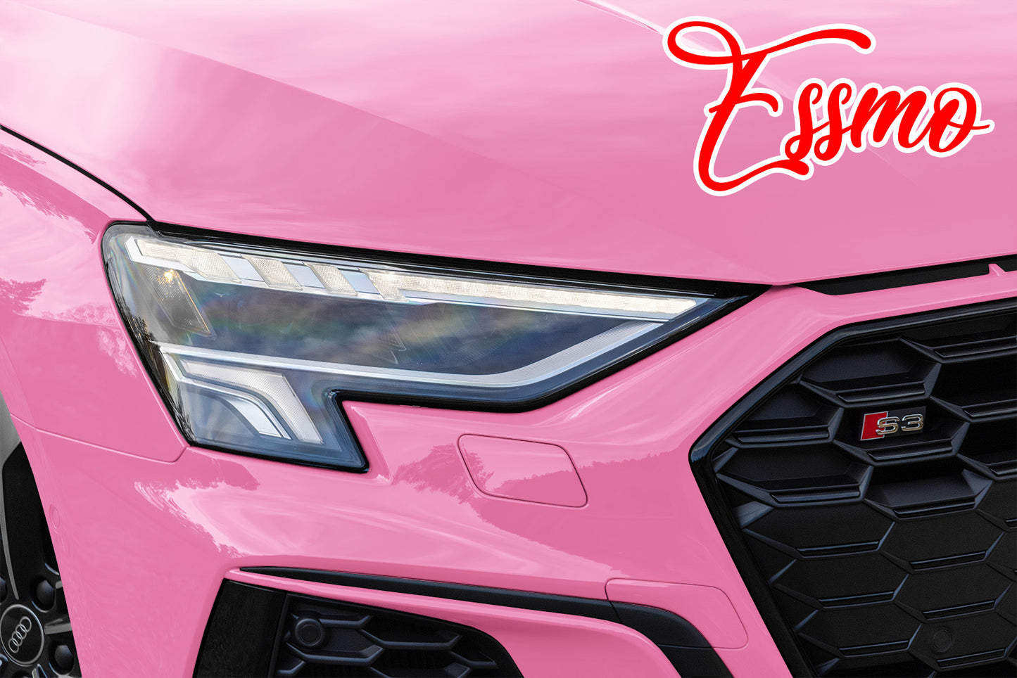 High Gloss Light Pink Vinyl Wrap