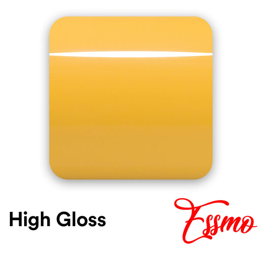 High Gloss Sunflower Yellow Vinyl Wrap