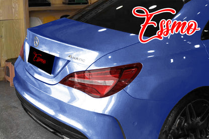 Super Gloss Metallic Frosted Blue Vinyl Wrap