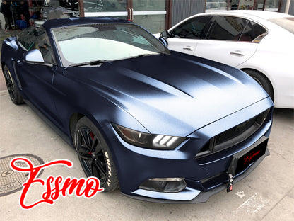 Matte Metallic Satin Pearl Thundercloud Blue Vinyl Wrap