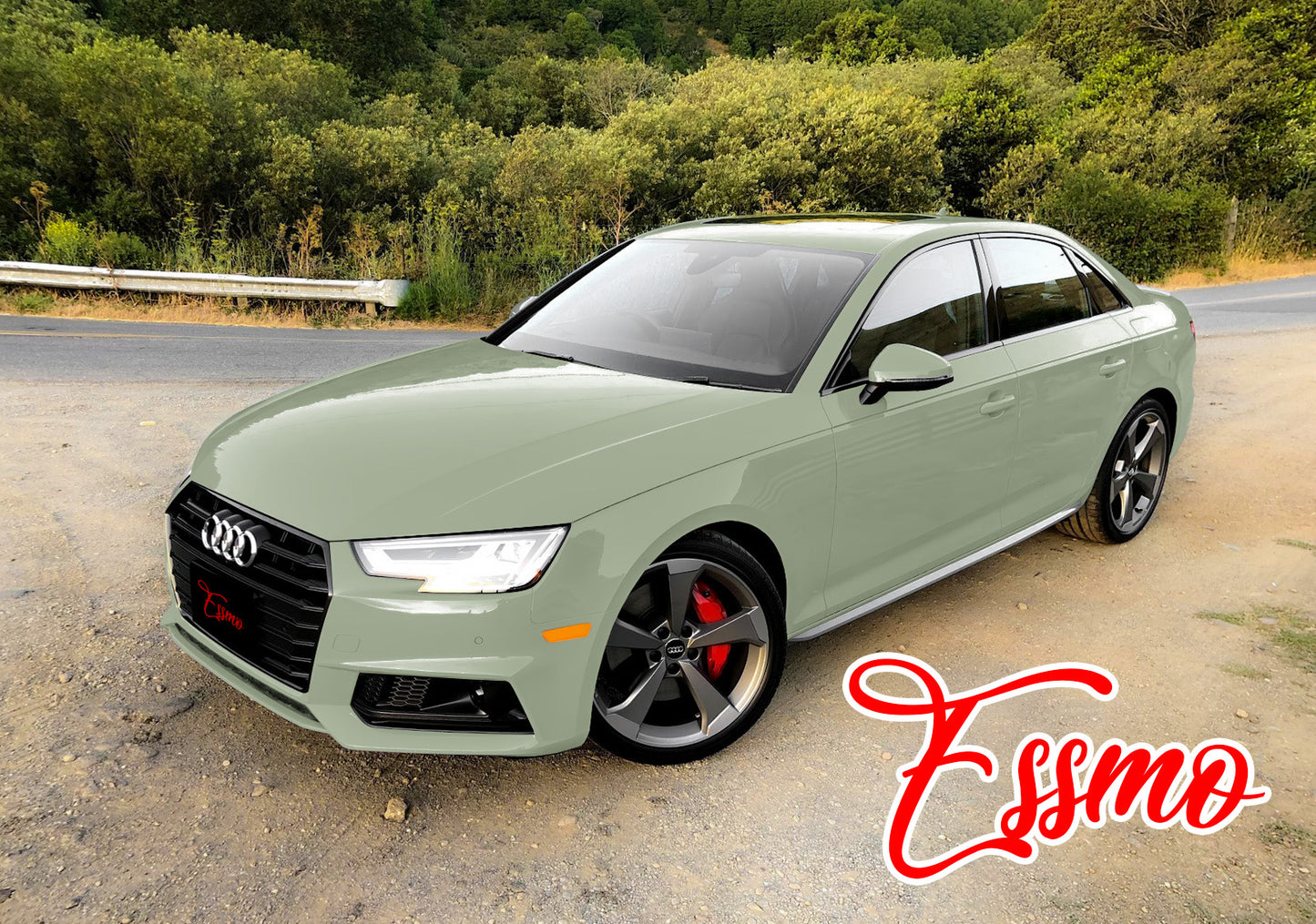 High Gloss Light Khaki Green Vinyl Wrap