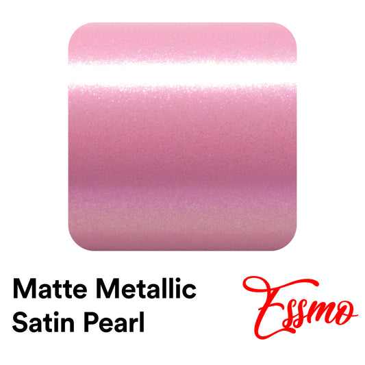 Matte Metallic Satin Pearl Diamond Pink Vinyl Wrap