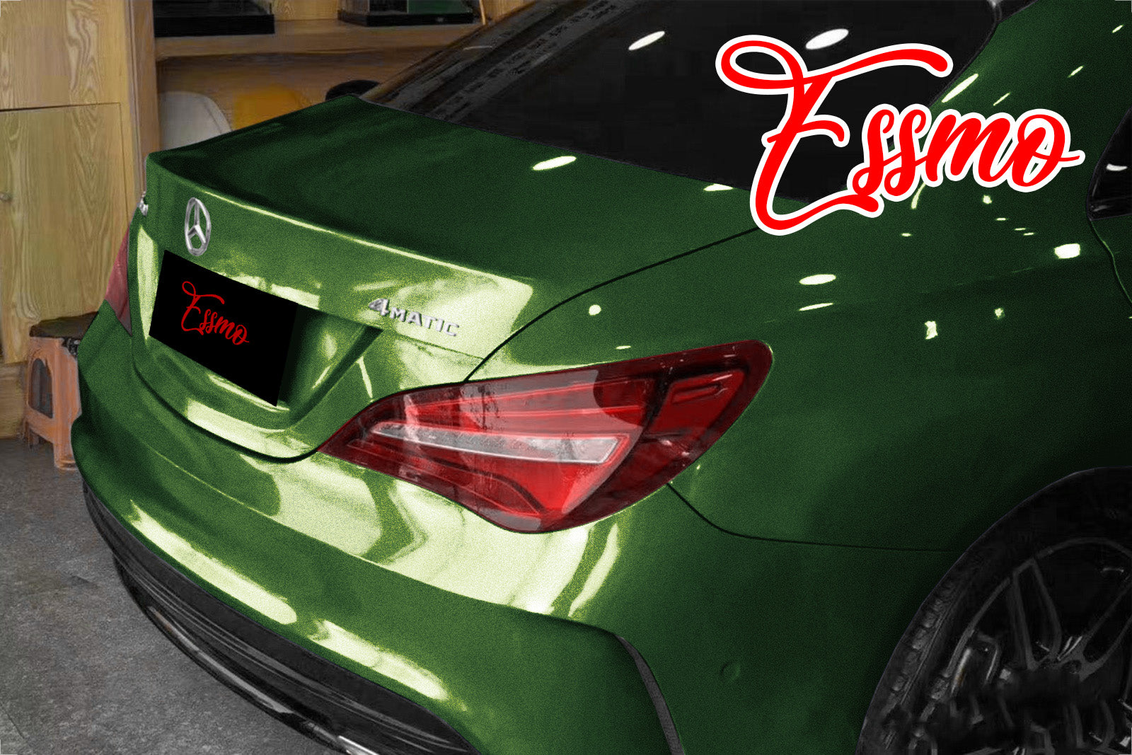 Super Gloss Metallic Mamba Green Vinyl Wrap – EzAuto Wrap