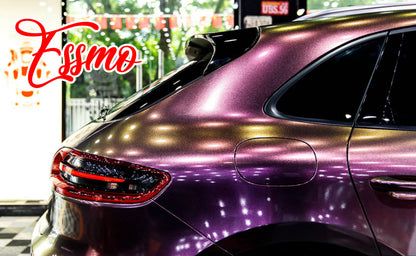 Galaxy Dust Gloss Phantom Purple Gold Vinyl Wrap