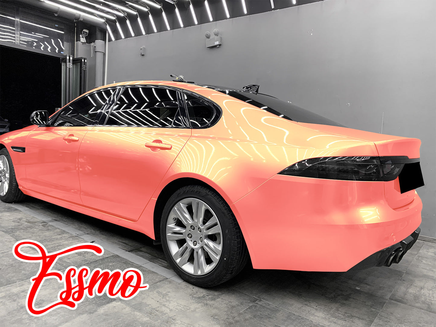 Coral Gloss Coral Orange Vinyl Wrap