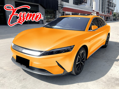 Heavy Metal Diamond Satin Dandelion Yellow Vinyl Wrap