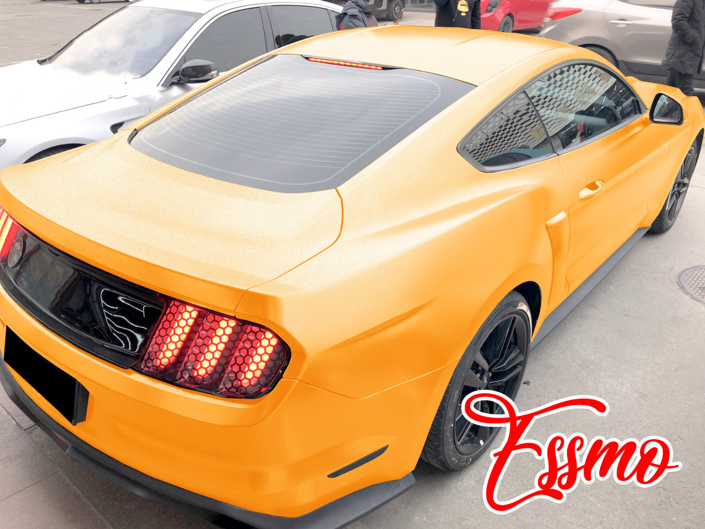 Heavy Metal Diamond Satin Dandelion Yellow Vinyl Wrap