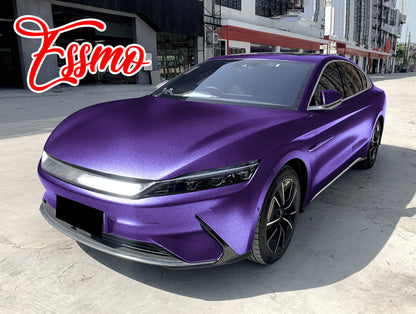 Heavy Metal Diamond Satin Ghost Purple Vinyl Wrap