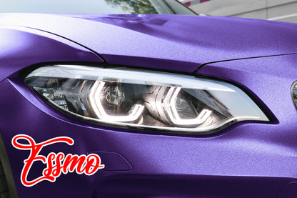 Heavy Metal Diamond Satin Ghost Purple Vinyl Wrap