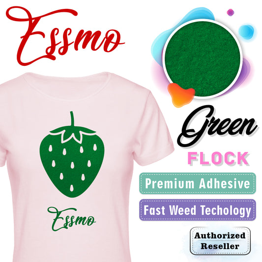 ESSMO™ Green Flock Heat Transfer Vinyl HTV DF07