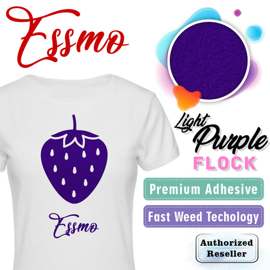 ESSMO™ Light Purple Flock Heat Transfer Vinyl HTV DF12