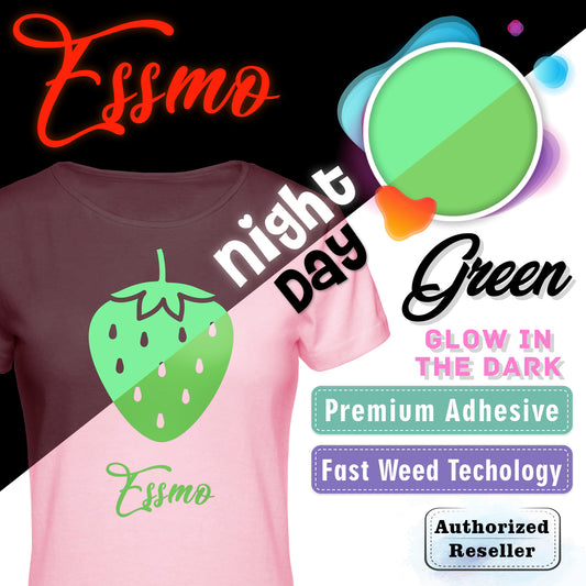 Essmo™ Glow in the Dark Green Heat Transfer Vinyl HTV GD01